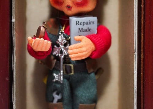 Vintage Thimbles TINKER Midnight Toy Assembler Doll By ANNALEE - Thumbnail 8