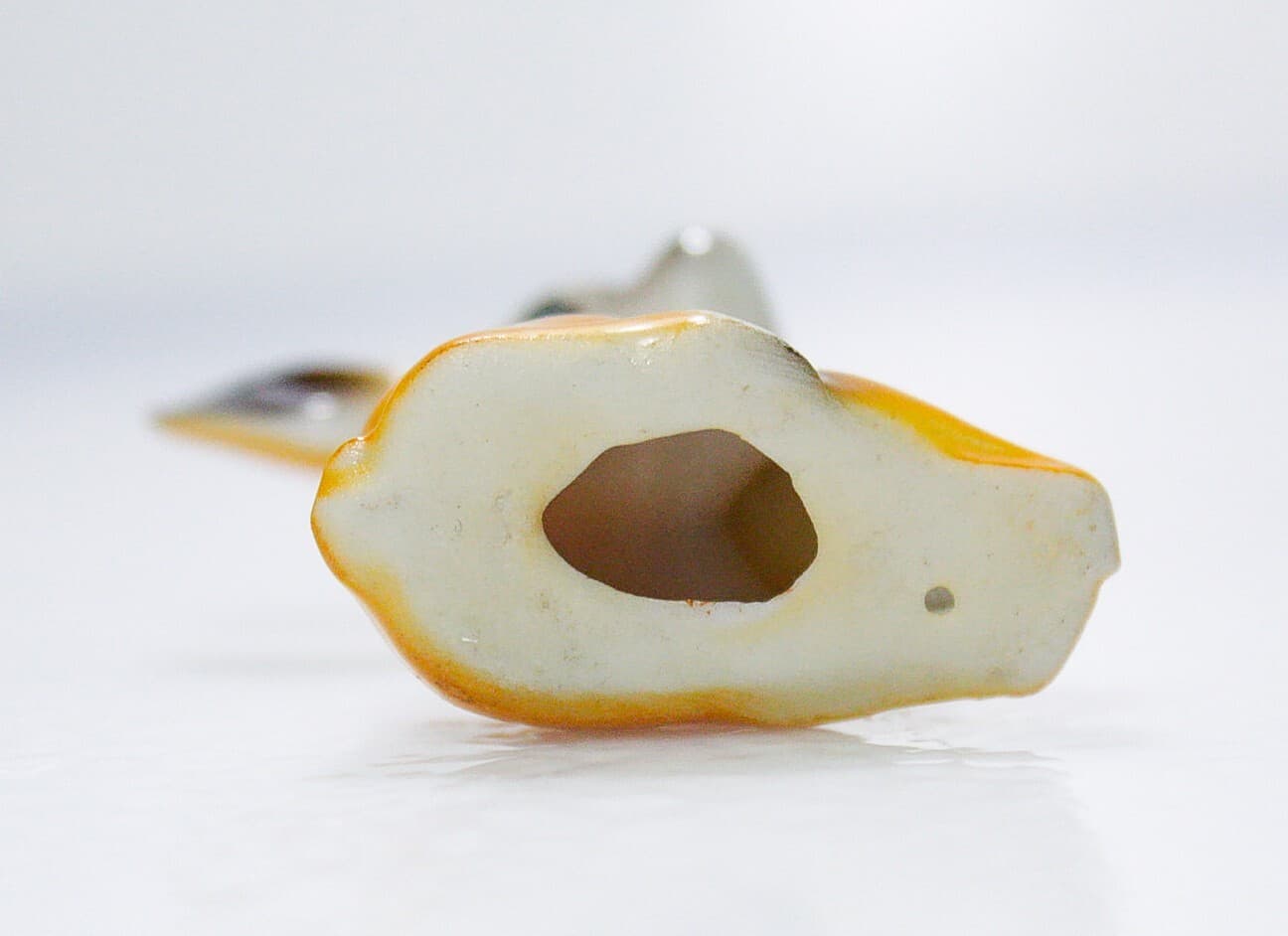 Vintage Porcelain Japan Hand Painted Sitting Baby Deer Fawn Miniature Figurine - Thumbnail 6