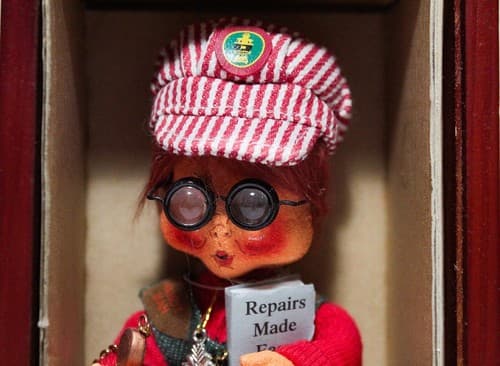 Vintage Thimbles TINKER Midnight Toy Assembler Doll By ANNALEE - Thumbnail 7