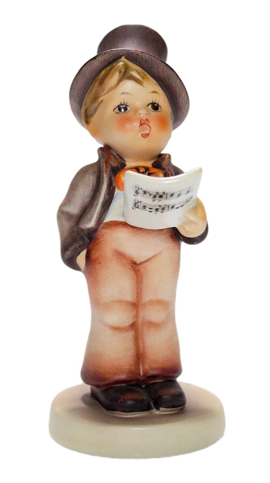 GOEBEL HUMMEL Germany "Street Singer" Hand Painted Porcelain Figurine TMK5 - Image 1