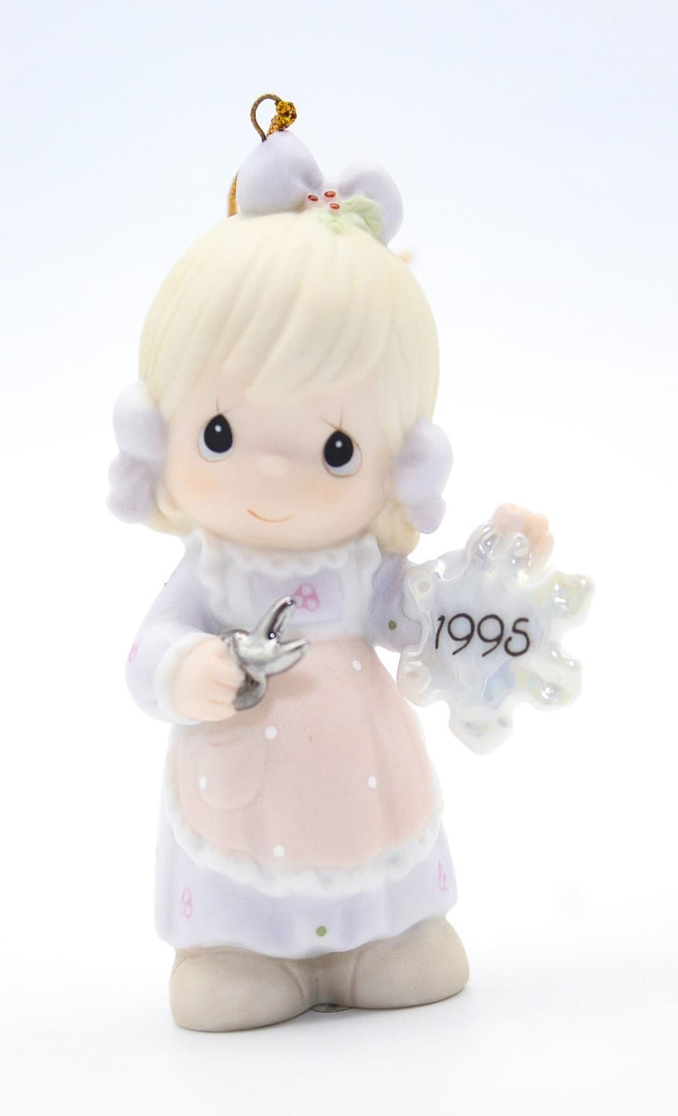 Precious Moments He Covers The Earth With His Beauty Porcelain Ornament 1995 - Thumbnail 7
