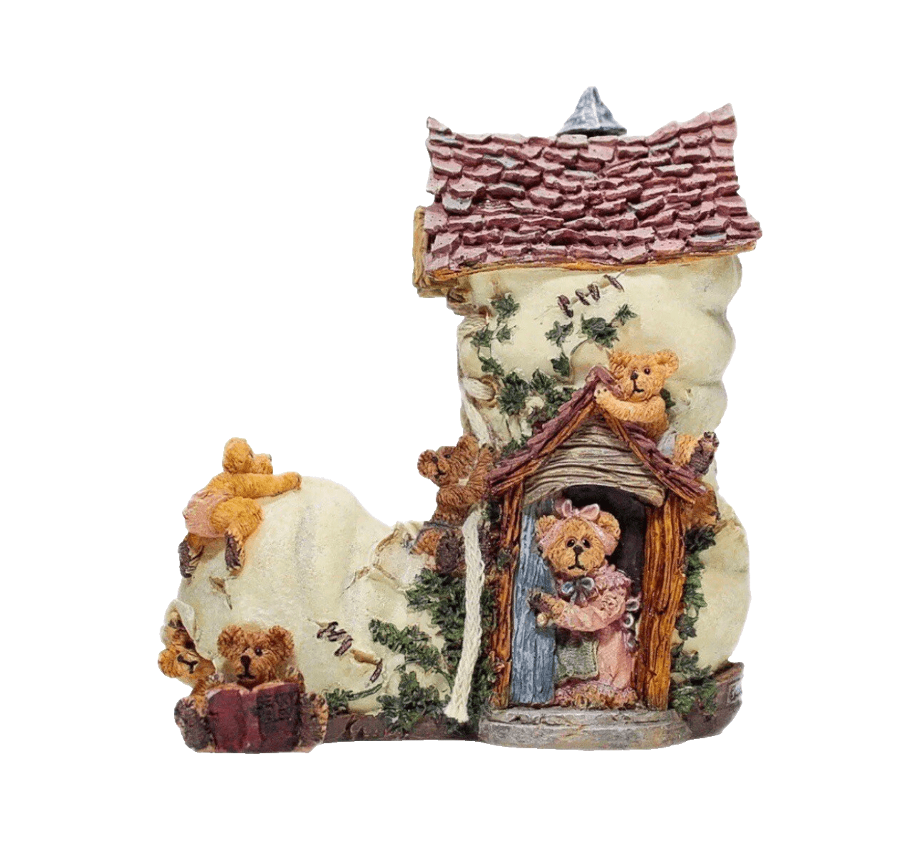 1999 Vtg BOYDS BEARS "Mother McBear. The More The Merrier" #227733 Figurine - Image 1