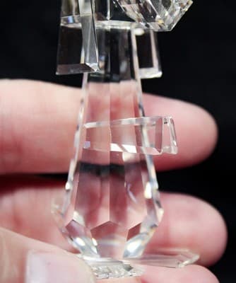 SWAROVSKI Austria Retired Fine Crystal Pluto Dog Small Figurine - Thumbnail 2