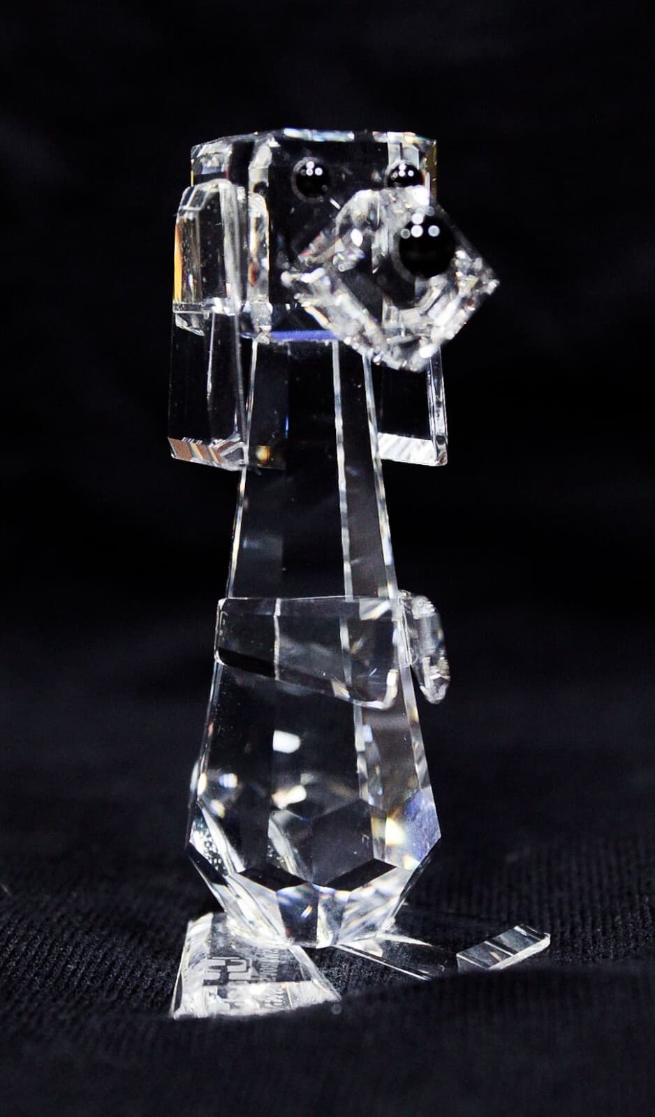 SWAROVSKI Austria Retired Fine Crystal Pluto Dog Small Figurine - Image 1