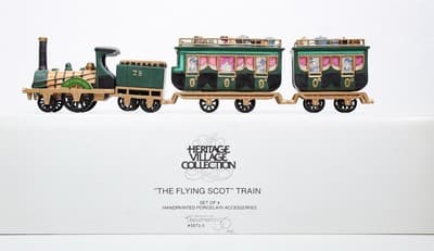 Department 56 Heritage Village Collection "The Flying Scot" Porcelain Train - Thumbnail 2