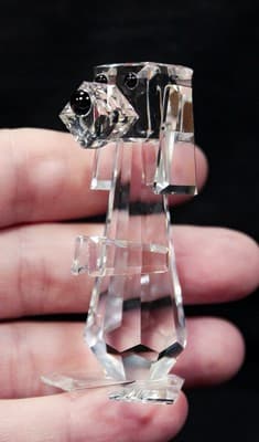 SWAROVSKI Austria Retired Fine Crystal Pluto Dog Small Figurine - Thumbnail 5