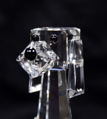SWAROVSKI Austria Retired Fine Crystal Pluto Dog Small Figurine - Thumbnail 3