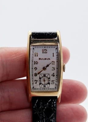 BULOVA Marshall Model 10k Rolled Gold Plated Art Deco Ladies Wristwatch - Thumbnail 2