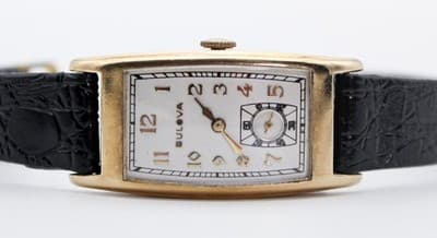 BULOVA Marshall Model 10k Rolled Gold Plated Art Deco Ladies Wristwatch - Thumbnail 7