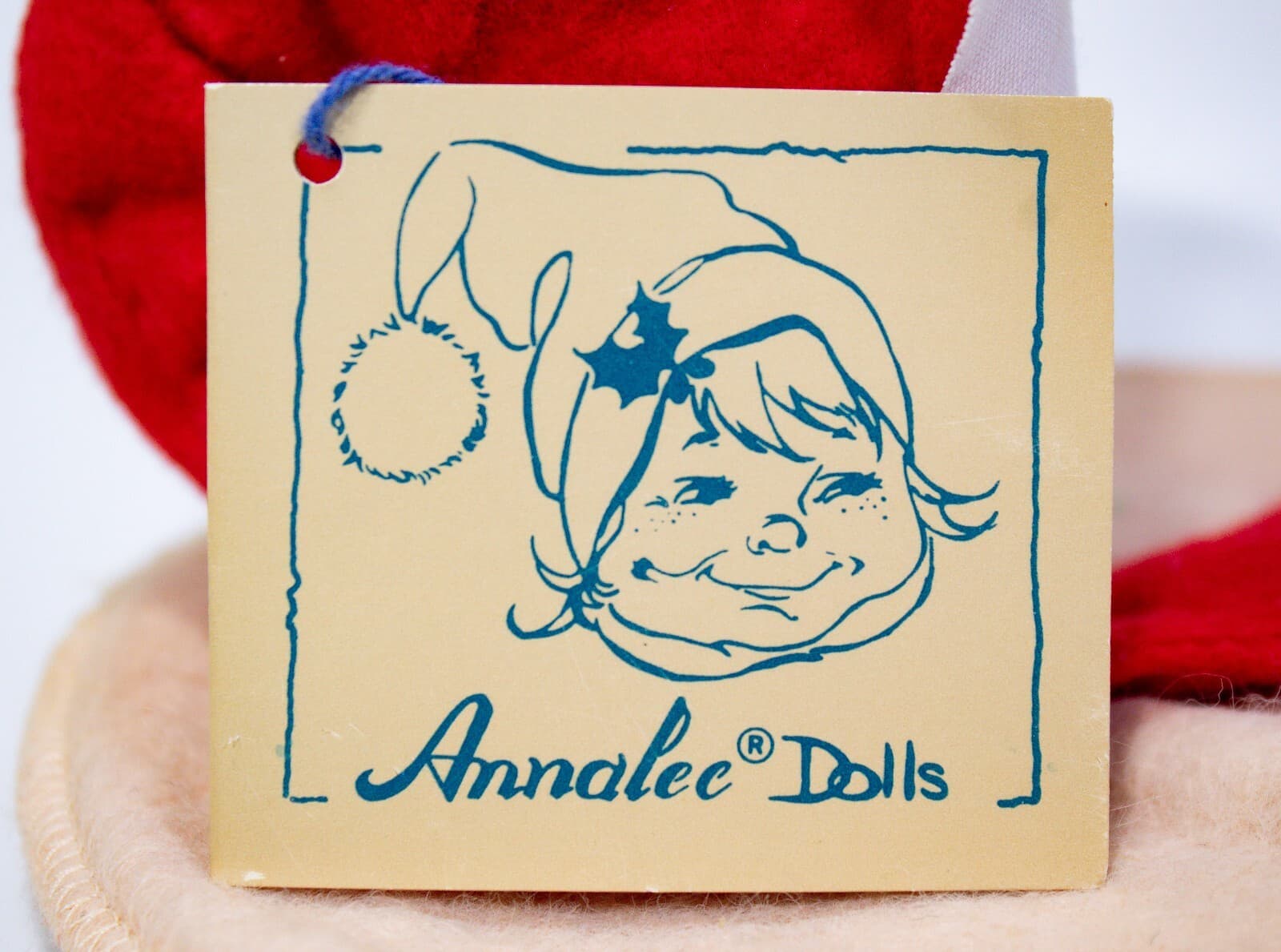 Vtg ANNALEE MOBILITEE 1992 Festive Baker With Pie Artisan Doll 8" NEW WITH TAG - Thumbnail 5