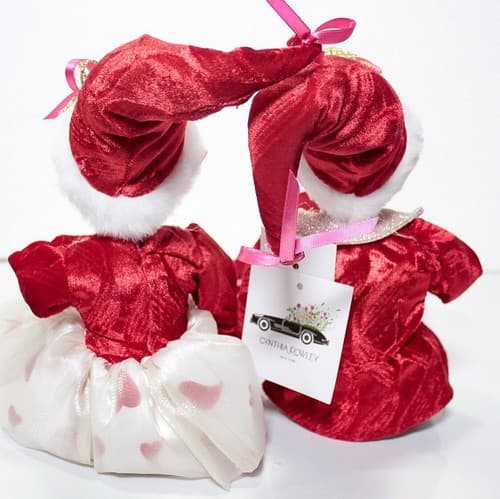 Pair Of CYNTHIA ROWLEY New York Happy Valentine Day Holiday Artisan Dolls NWT - Thumbnail 2