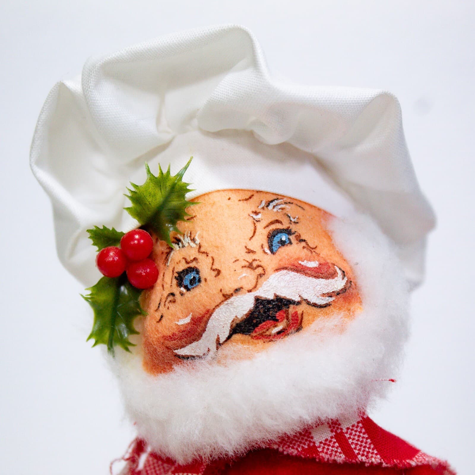 Vtg ANNALEE MOBILITEE 1992 Festive Baker With Pie Artisan Doll 8" NEW WITH TAG - Thumbnail 3
