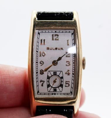 BULOVA Marshall Model 10k Rolled Gold Plated Art Deco Ladies Wristwatch - Thumbnail 4