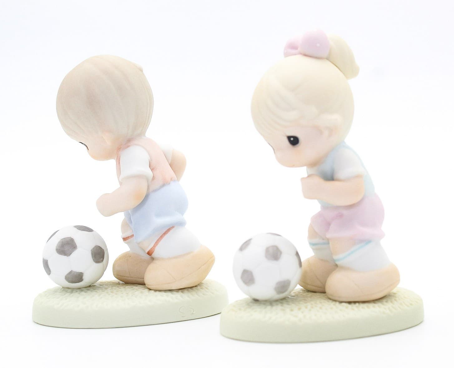 Precious Moments You'll Always Be A Winner To Me Boy & Girl Porcelain Figurines - Thumbnail 3