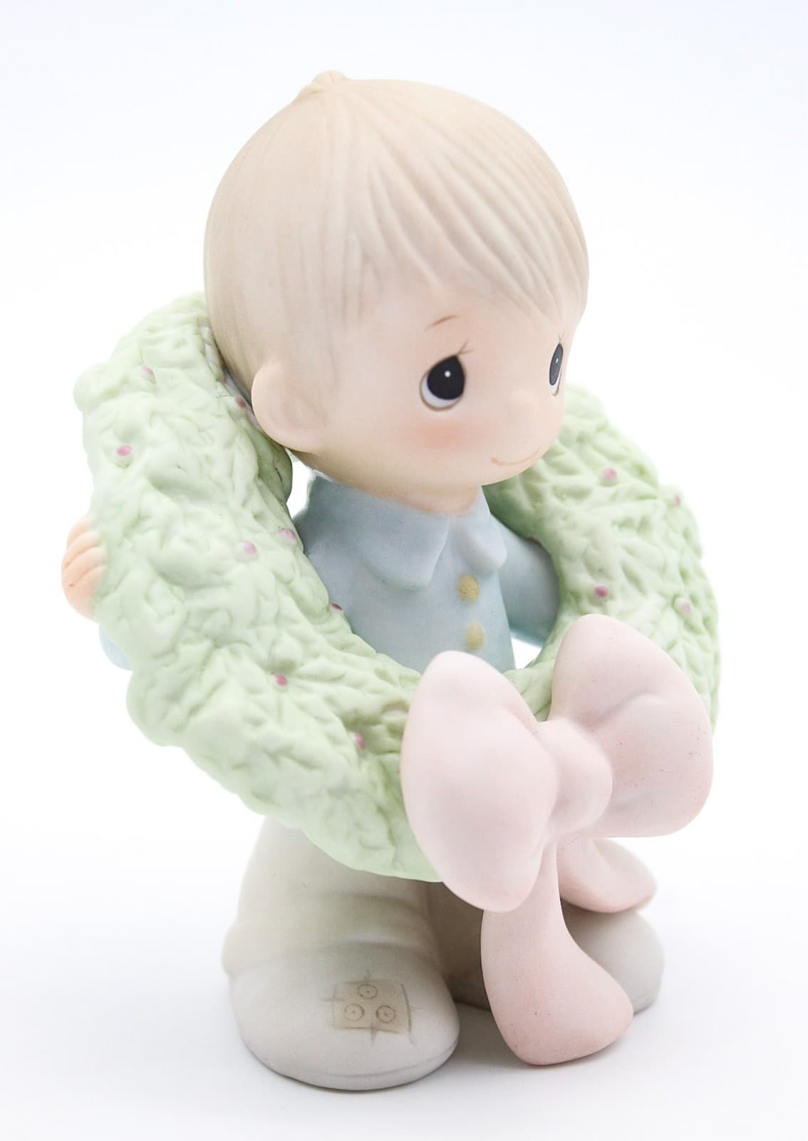 Precious Moments Surrounded With Joy Enesco Christmas Porcelain Figurine - Thumbnail 5