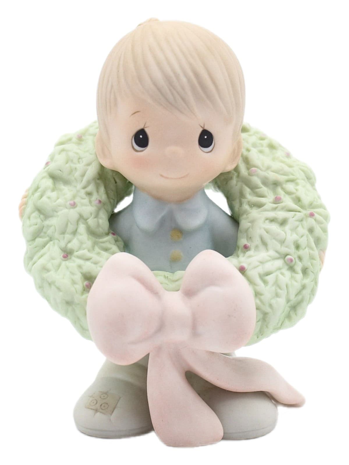 Precious Moments Surrounded With Joy Enesco Christmas Porcelain Figurine - Image 1