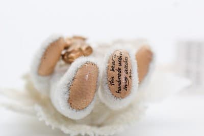 Miniature Dollhouse "Little Gem Teddy Bear" Angel by DEBORAH CANHAM - Thumbnail 3