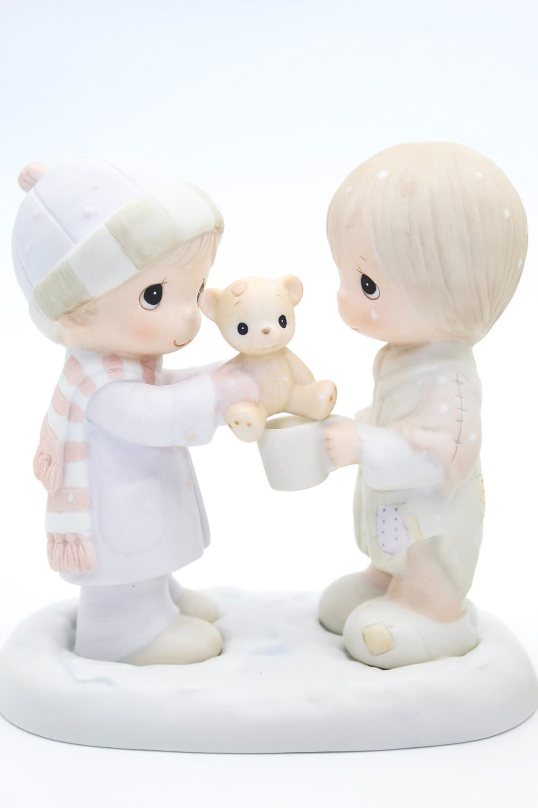 Precious Moments Blessed Are The Peacemakers Enesco Porcelain Figurines Lot Of 3 - Thumbnail 16