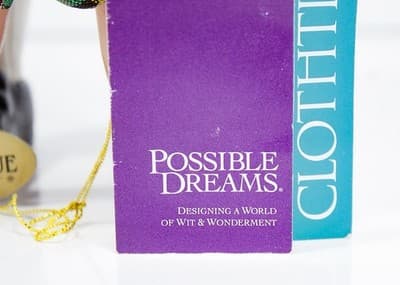 1999 CLOTHTIQUE Possible Dreams Santa Claus Dancing With Girl Christmas Figure - Thumbnail 2
