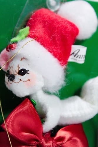 2014 Annalee Mobilitee Ring In The Season Mouse Christmas Ornament Doll 3" New - Thumbnail 2
