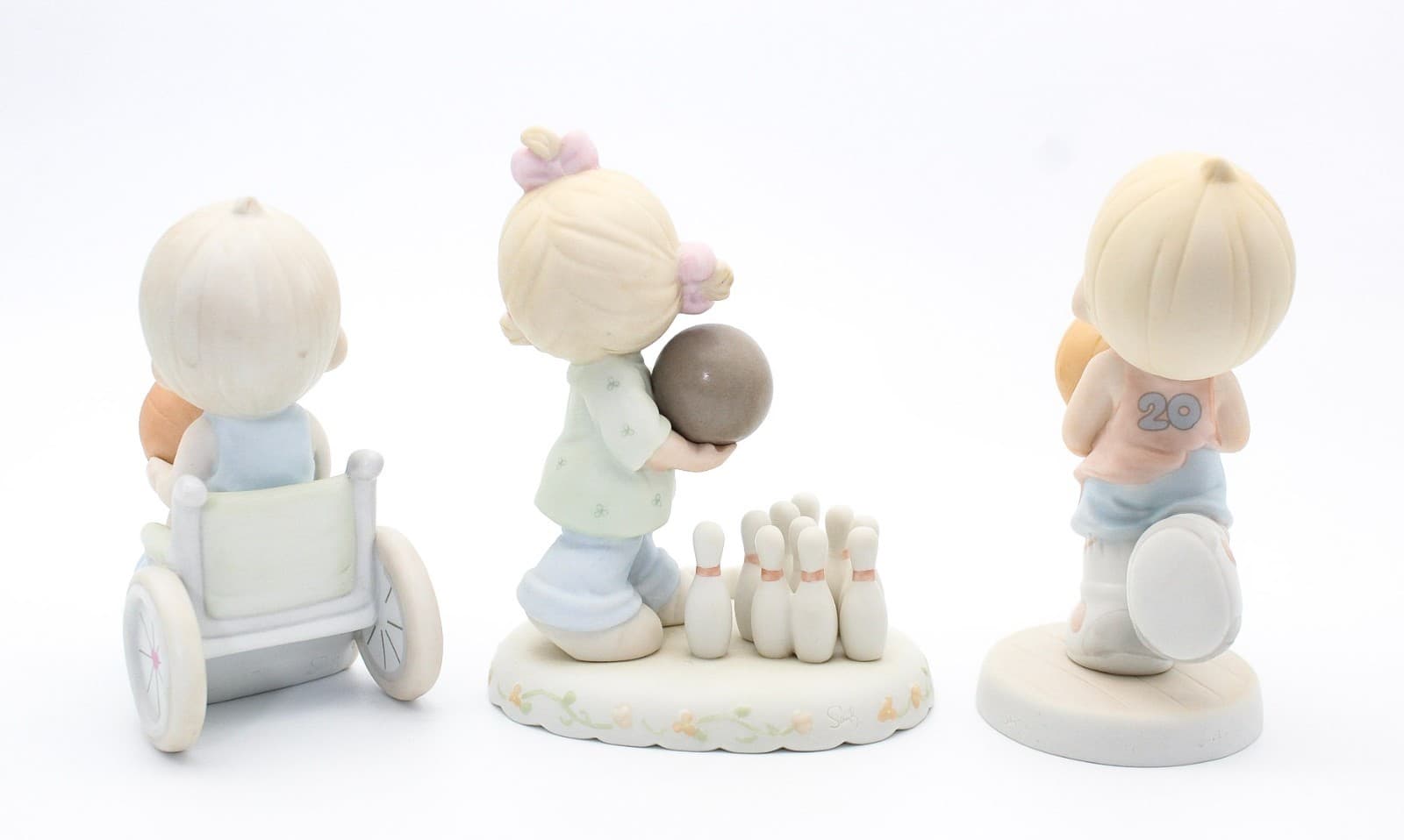 Precious Moments Growing In Grace, Age 10 Enesco Porcelain Figurines Lot Of 3 - Thumbnail 2