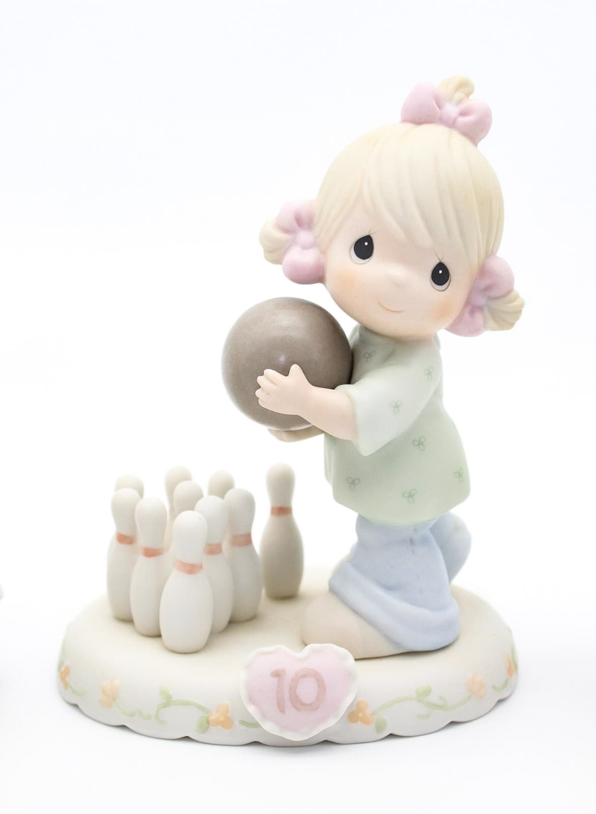 Precious Moments Growing In Grace, Age 10 Enesco Porcelain Figurines Lot Of 3 - Thumbnail 5