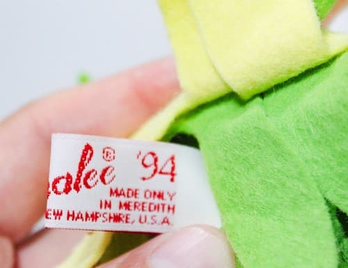 Vintage ANNALEE Mobilitee 1994 Yellow Spring Elf Holiday Felt Doll w/ TAG - Thumbnail 7