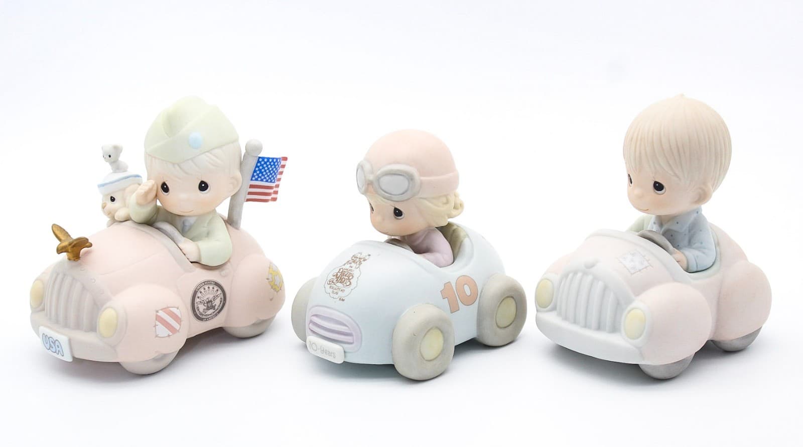 Precious Moments You Will Always Be Our Hero Enesco Porcelain Figurines Lot Of 3 - Thumbnail 7