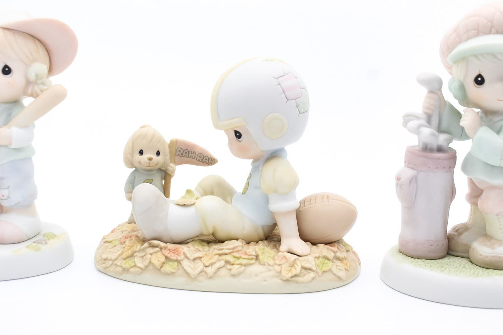 Precious Moments May Your Life Be Blessed With Touchdowns Figurines Lot Of 3 - Thumbnail 5