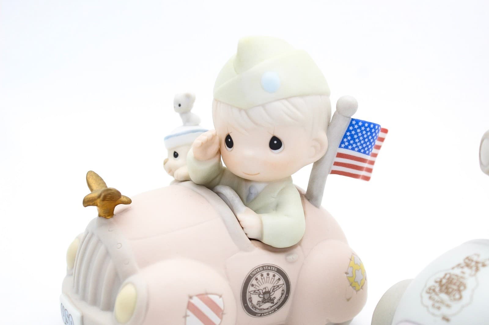 Precious Moments You Will Always Be Our Hero Enesco Porcelain Figurines Lot Of 3 - Thumbnail 6