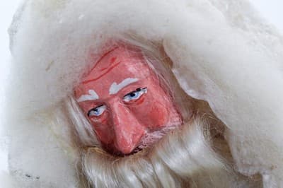 1987 TWINS Feather Trees Spun Cotton Antique Style Christmas St. Nick Santa - Thumbnail 12