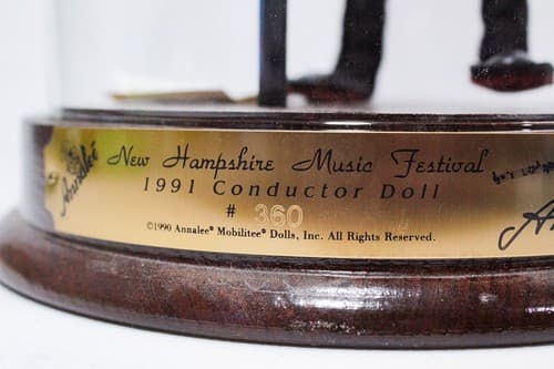 Annalee New Hampshire Music Festival 1991 Conductor in Glass Dome #360 Vintage - Thumbnail 4