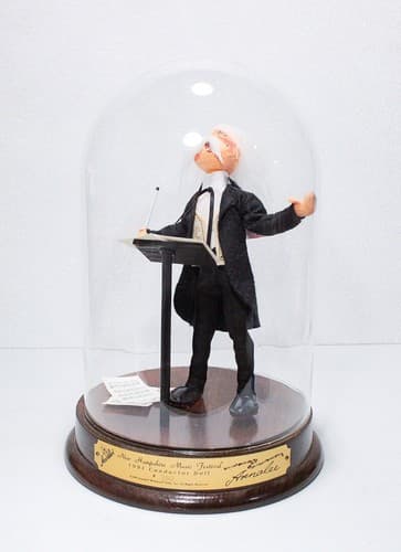 Annalee New Hampshire Music Festival 1991 Conductor in Glass Dome #360 Vintage - Thumbnail 2