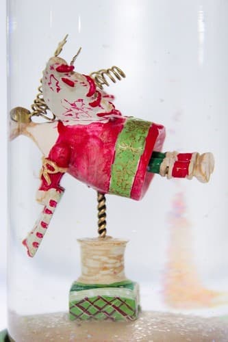 Vintage LORI SIBERT for Silvestri Christmas Fairy Snow Globe - Thumbnail 7