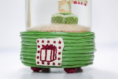 Vintage LORI SIBERT for Silvestri Christmas Fairy Snow Globe - Thumbnail 4