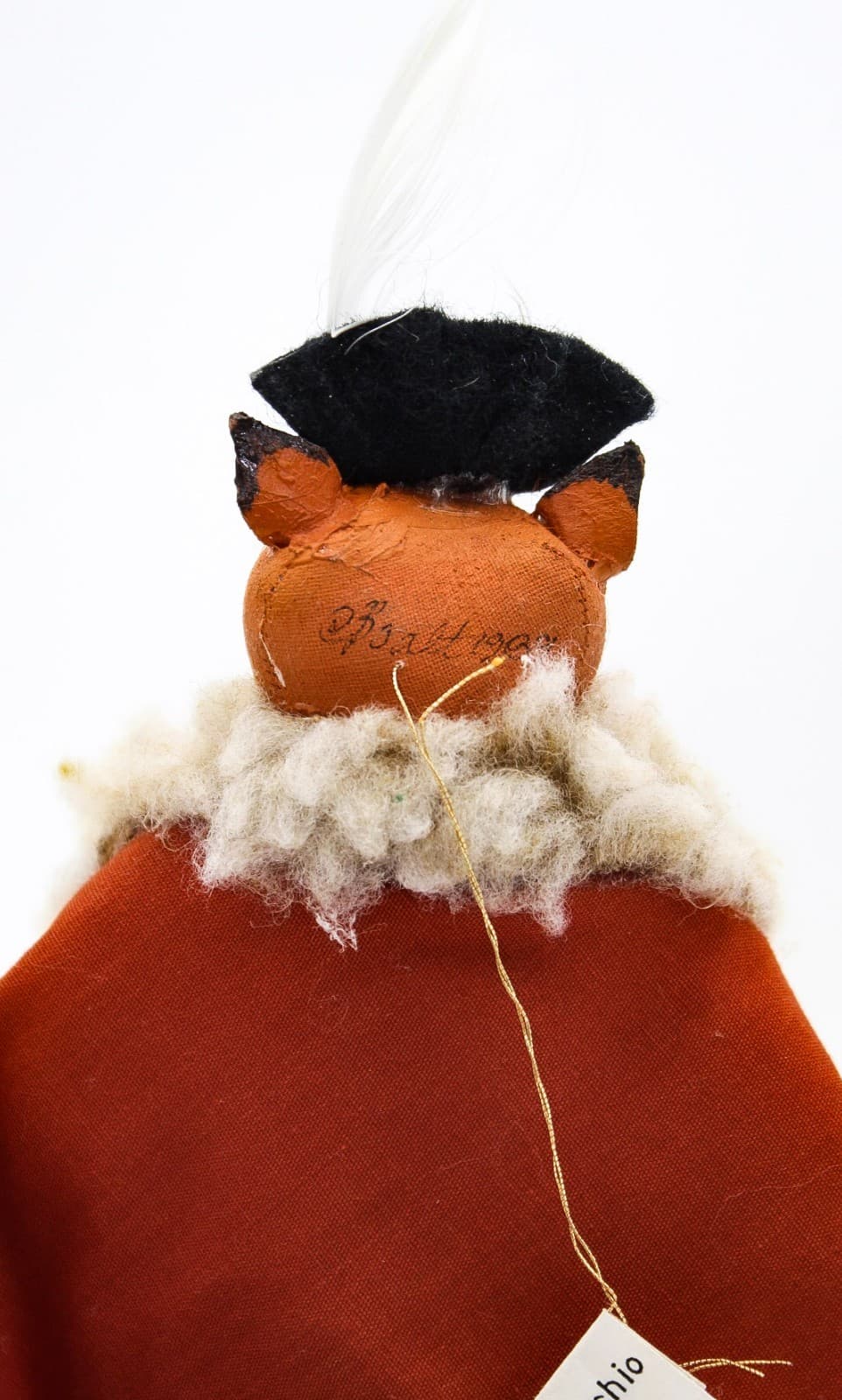 Gladys Boalt 1989 Artisan Pinocchio Sly Fox Disney Christmas Ornament 6" - Thumbnail 5