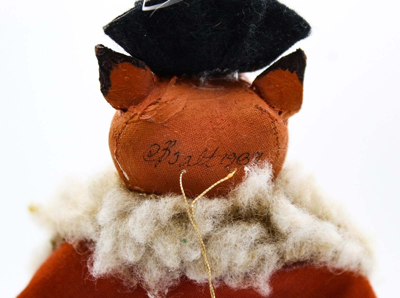 Gladys Boalt 1989 Artisan Pinocchio Sly Fox Disney Christmas Ornament 6" - Thumbnail 8