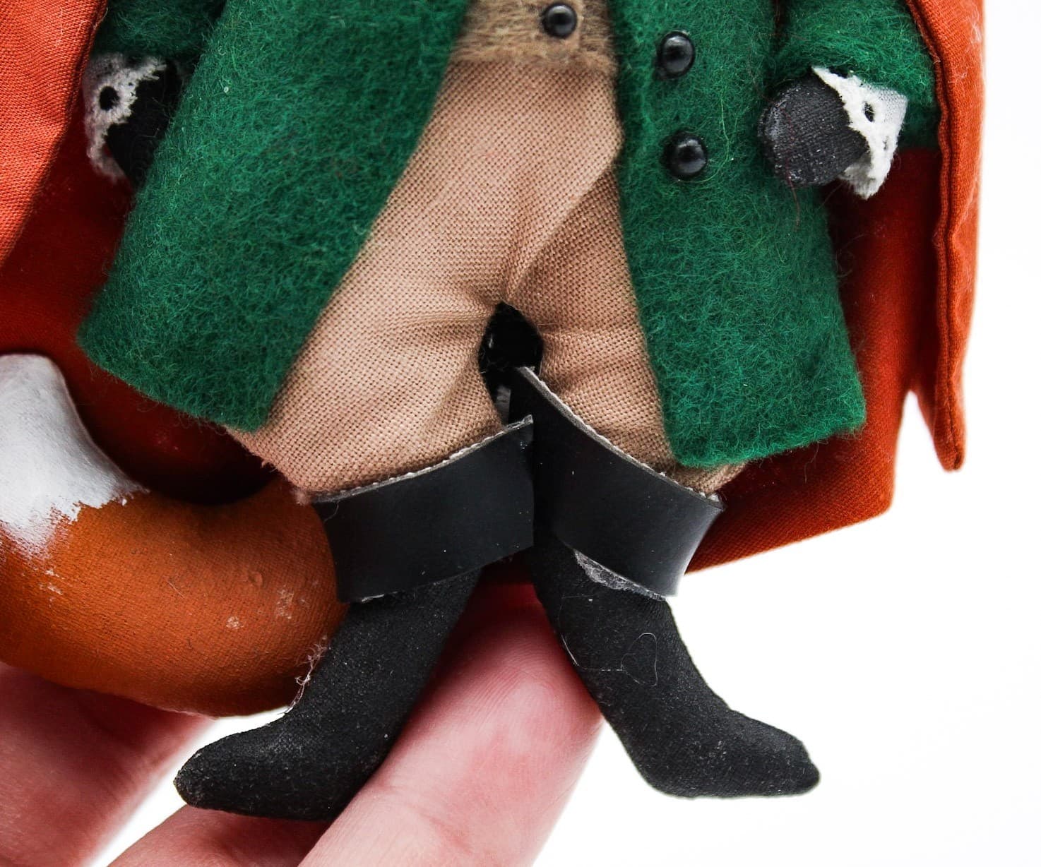 Gladys Boalt 1989 Artisan Pinocchio Sly Fox Disney Christmas Ornament 6" - Thumbnail 6