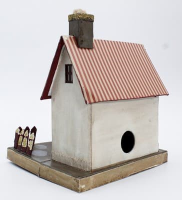 Christmas ESC Trading Company. Inc Cardboard Putz House Chapel By LARRY BULLER - Thumbnail 8