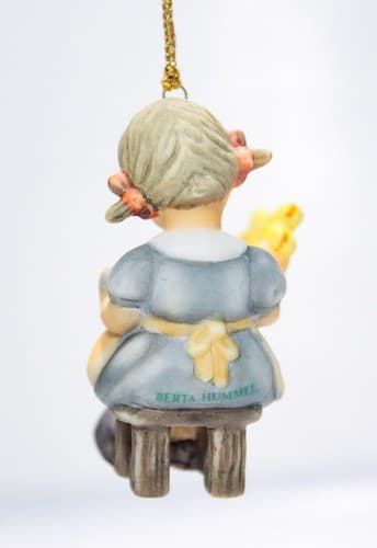Berta Hummel Goebel 2000 Ceramic Christmas Porcelain Christmas Ornament Vintage - Thumbnail 2