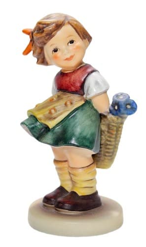 Goebel Hummel West Germany Bashful Hand Painted Porcelain Figurine TMK5 Vintage - Image 1