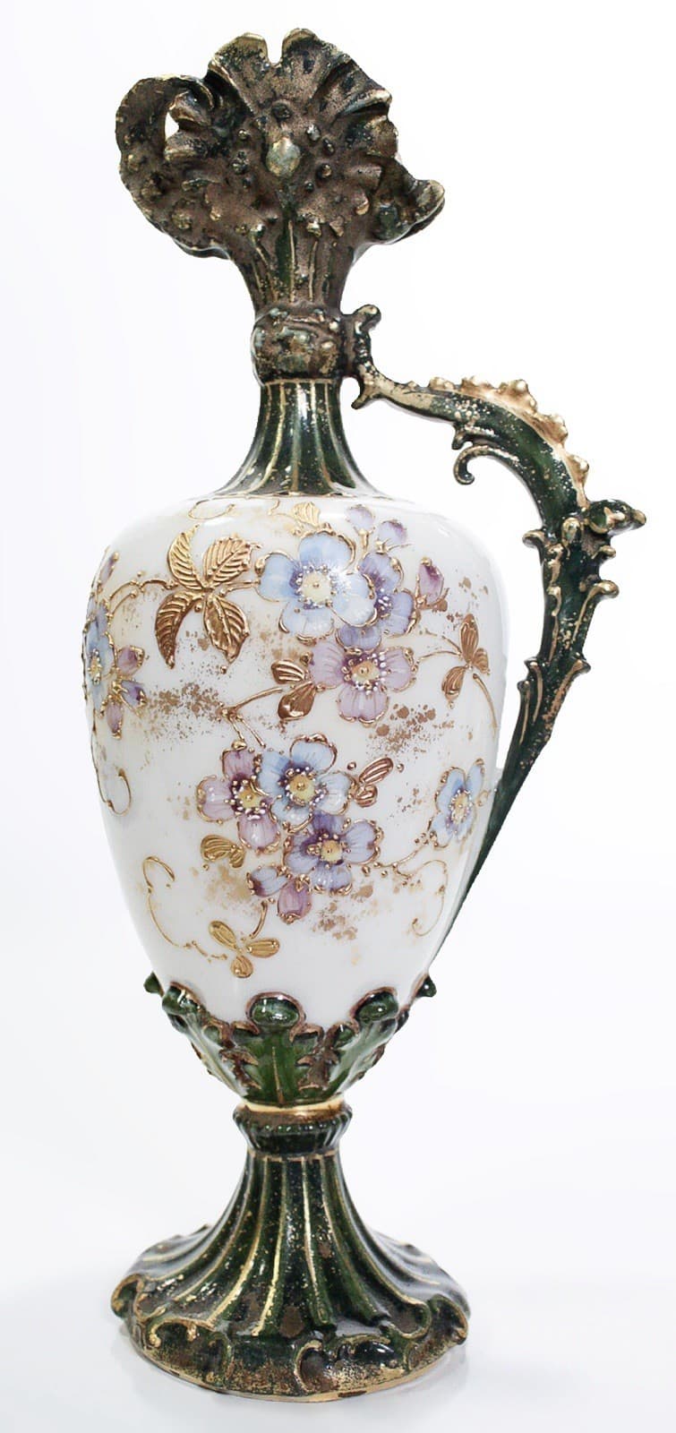 Antique Turn-Teplitz RSTK Amphora Austria Bohemian Porcelain Pitcher Vase - Image 1