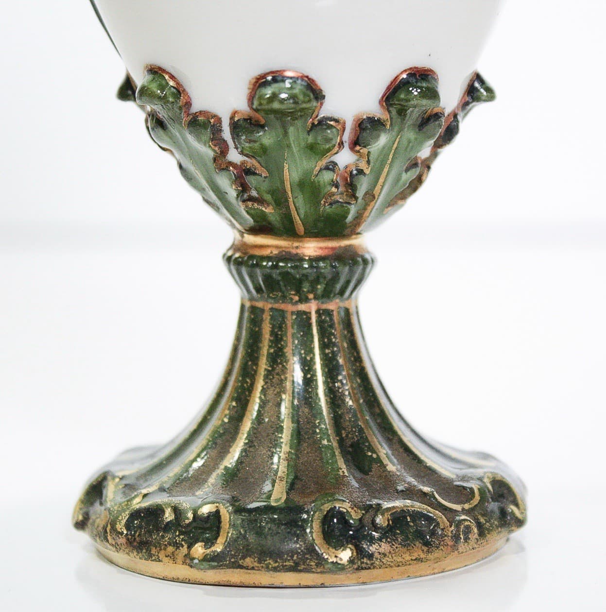 Antique Turn-Teplitz RSTK Amphora Austria Bohemian Porcelain Pitcher Vase - Thumbnail 7