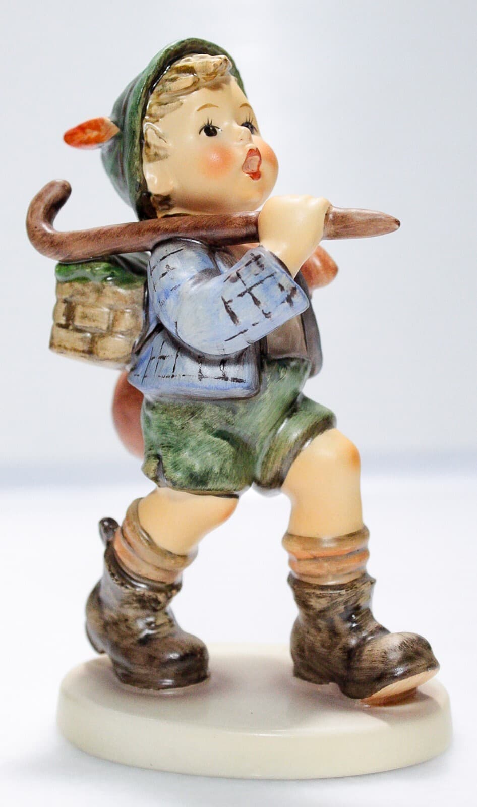 Goebel Hummel West Germany The Run-A-Way Hand Painted Porcelain Figurine TMK5 - Thumbnail 6