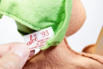Vintage ANNALEE MOBILITEE DOLL 1993 Christmas Workshop Bear 11" NWT - Thumbnail 7