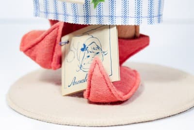 Vintage ANNALEE MOBILITEE DOLL 1993 Christmas Workshop Bear 11" NWT - Thumbnail 4