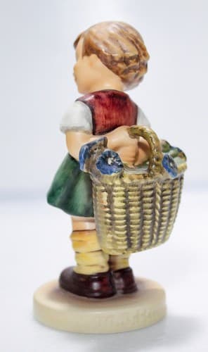 Goebel Hummel West Germany Bashful Hand Painted Porcelain Figurine TMK5 Vintage - Thumbnail 2