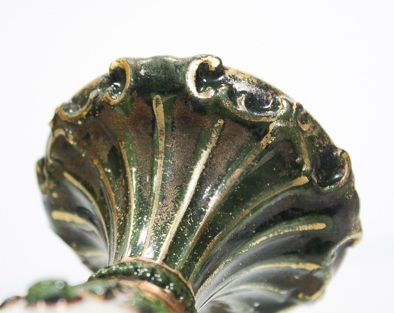 Antique Turn-Teplitz RSTK Amphora Austria Bohemian Porcelain Pitcher Vase - Thumbnail 8