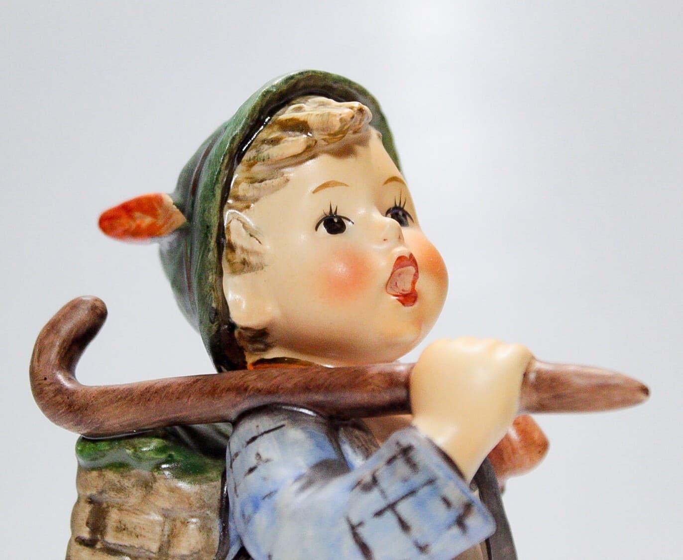 Goebel Hummel West Germany The Run-A-Way Hand Painted Porcelain Figurine TMK5 - Thumbnail 2