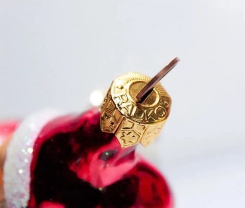 Christopher Radko Santa on Sleigh Full of Toys Glass Christmas Ornament Vintage - Thumbnail 5